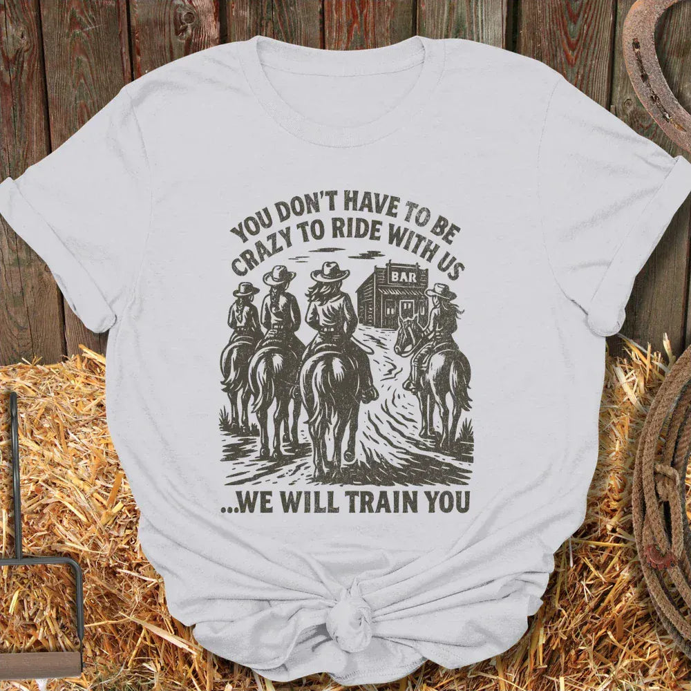 Printify T-Shirt Ice Grey / S Train You Tee