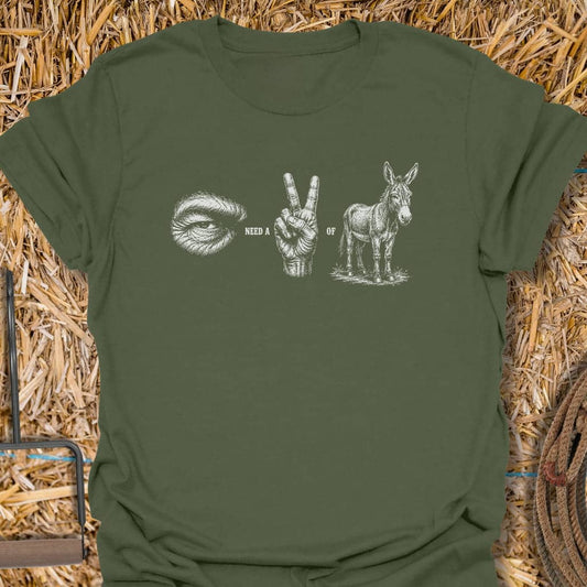 Printify T-Shirt Military Green / S Piece Tee