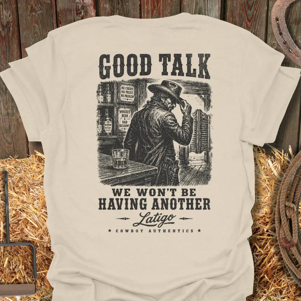 Printify T-Shirt Natural / S Good Talk Tee