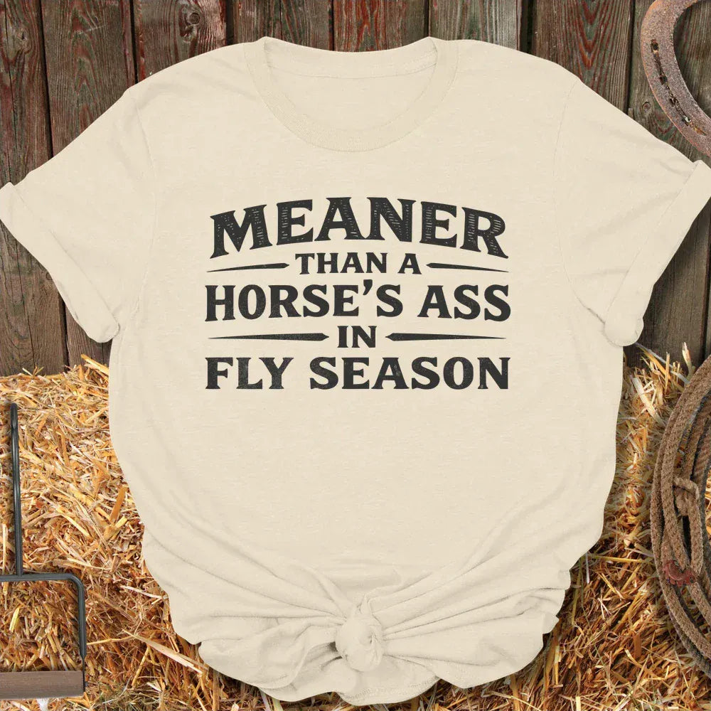 Printify T-Shirt Natural / S Meaner Than Tee