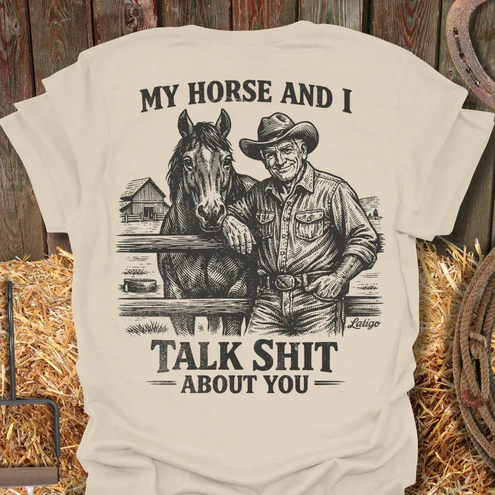Printify T-Shirt Natural / S My Horse Tee