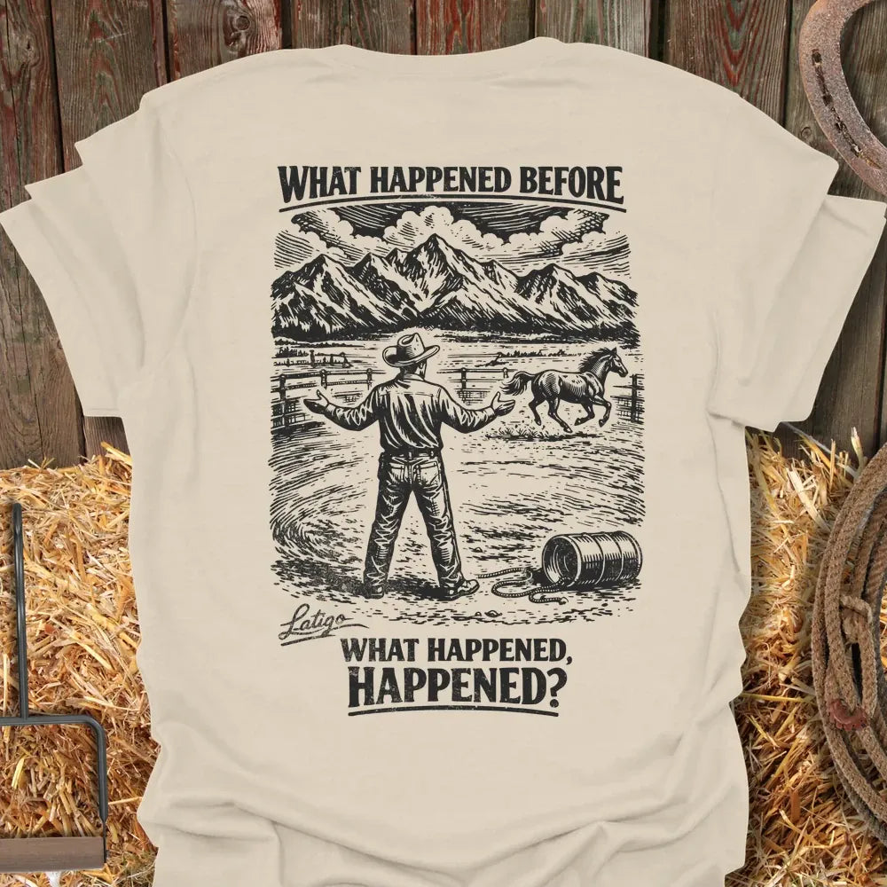 Printify T-Shirt Natural / S What Happened Tee