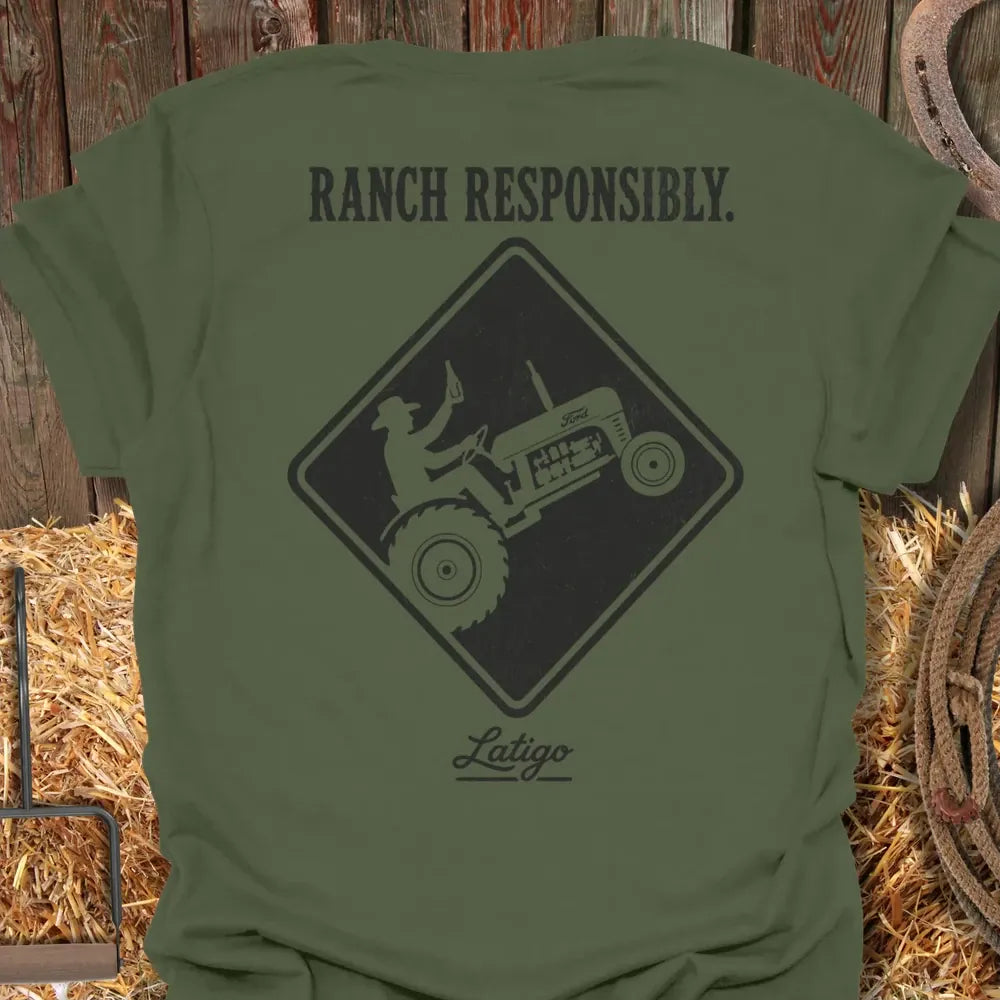Printify T-Shirt Ranch Responsibly Tee