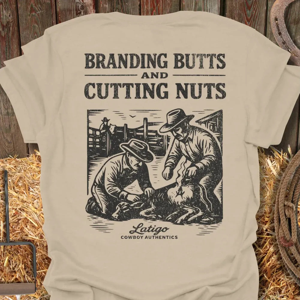 Printify T-Shirt Sand / S Branding Butts
