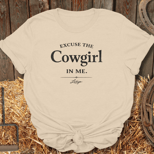 Printify T-Shirt Sand / S Excuse Me Tee