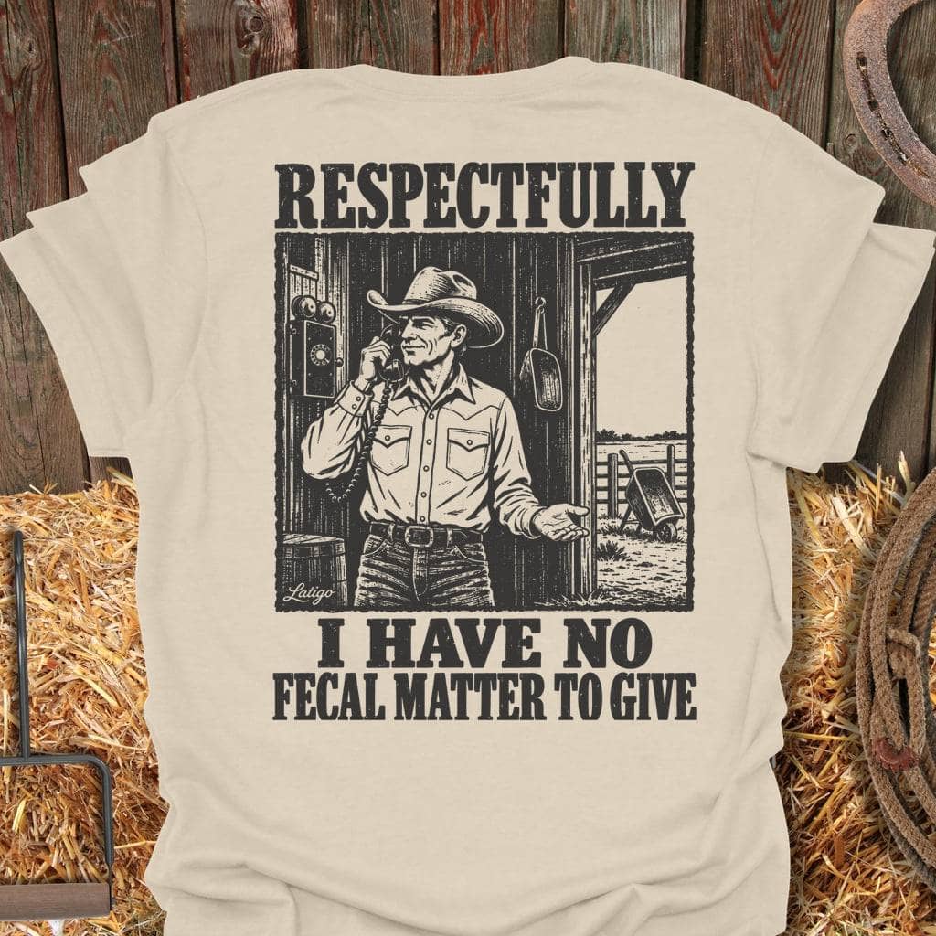Printify T-Shirt Sand / S Give A Shit Tee