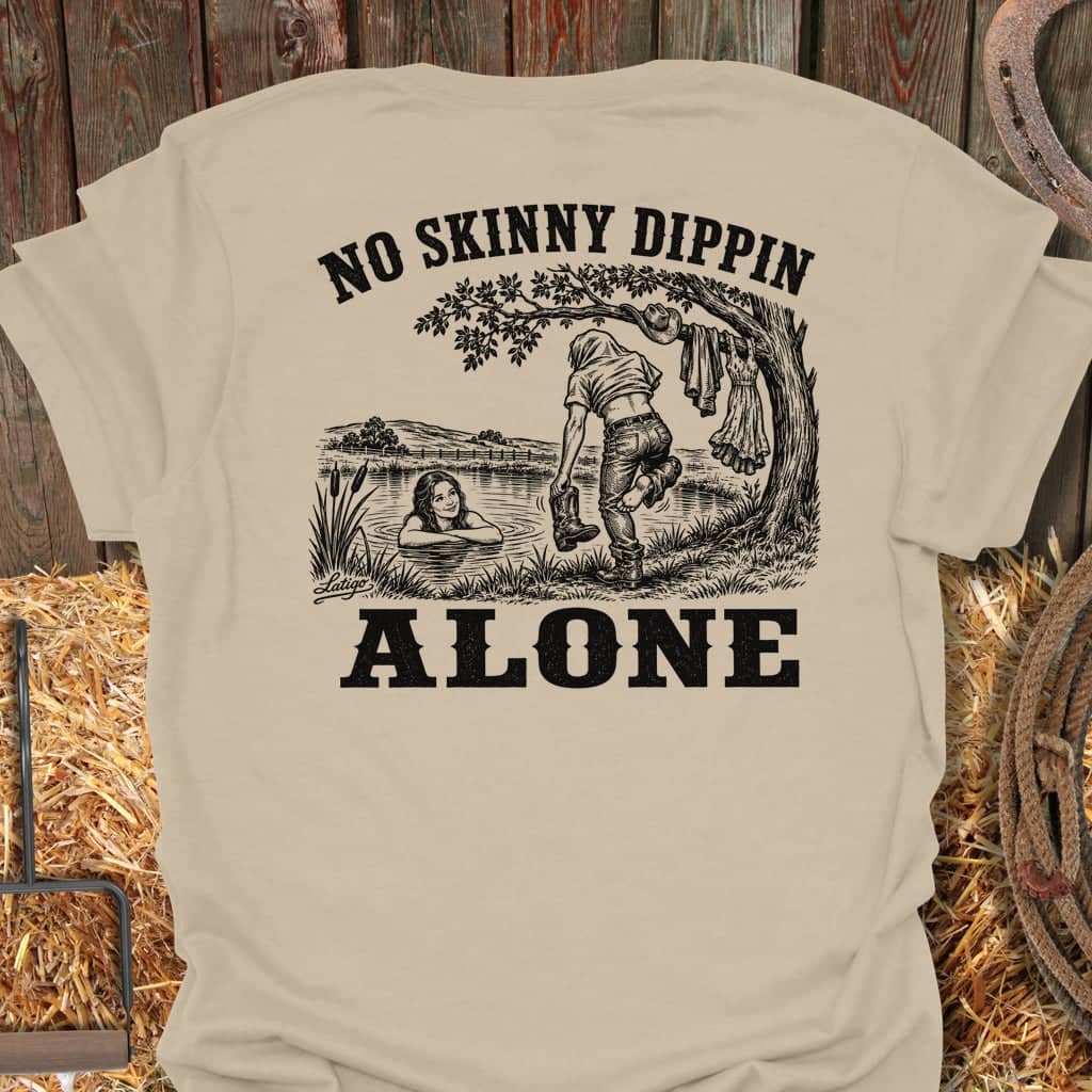 Printify T-Shirt Sand / S Skinny Dippin Tee