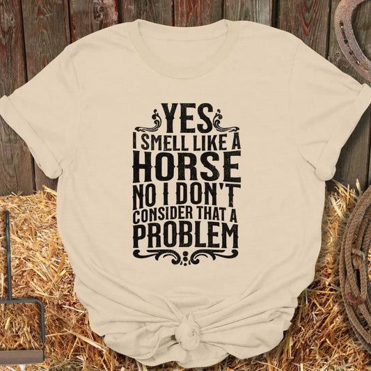 Printify T-Shirt Sand / S Smelly Tee