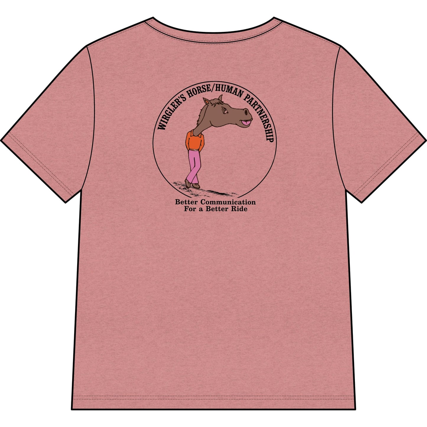 Printify T-Shirt Say What You Mean Relaxed V-Neck Tee