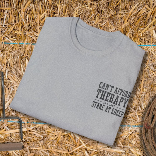 Printify T-Shirt Sheep Therapy Tee