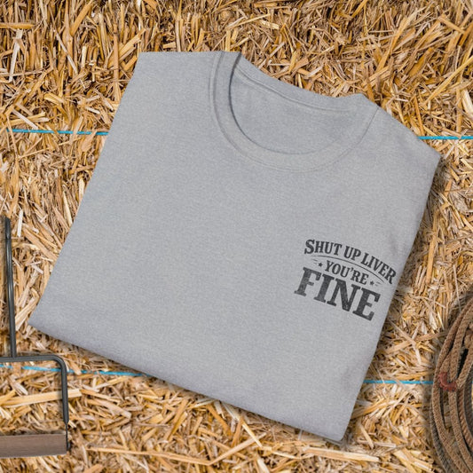 Printify T-Shirt Shut Up Liver Tee