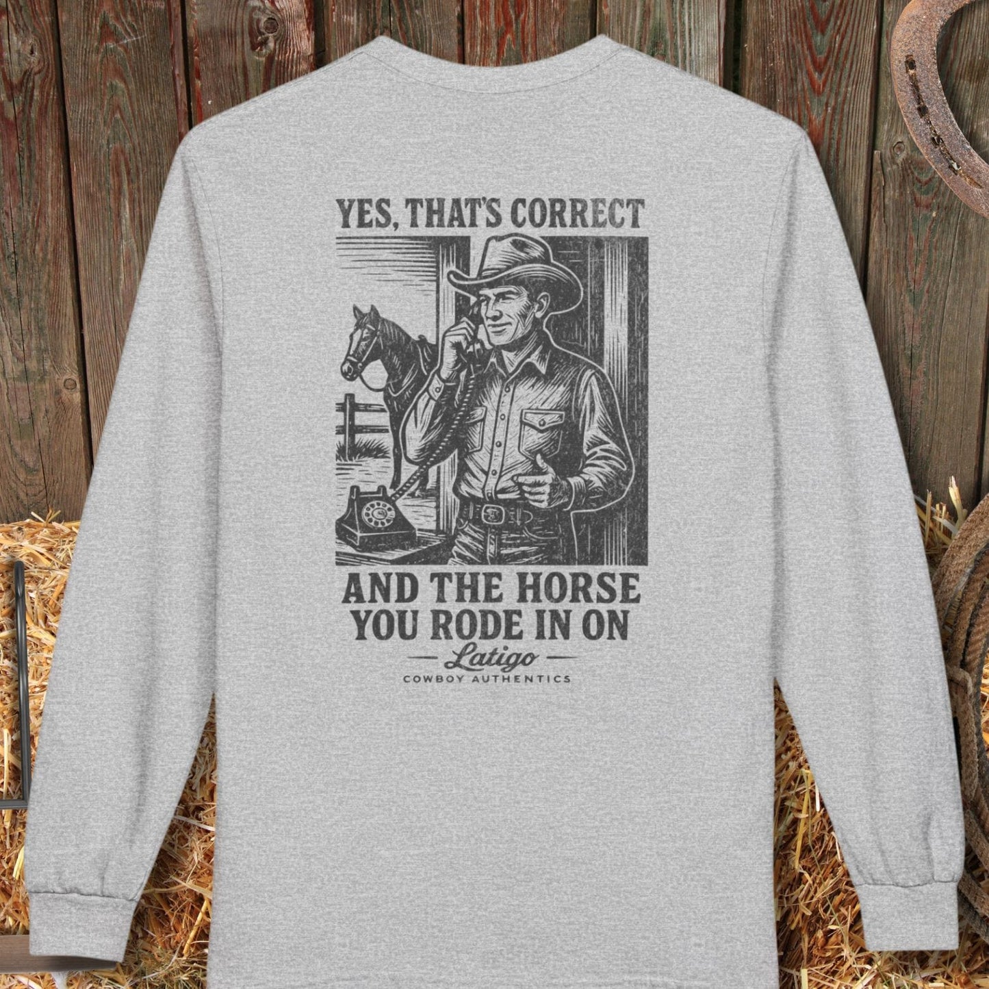 Printify T-Shirt Sport Grey / S Correct Long Sleeve Tee