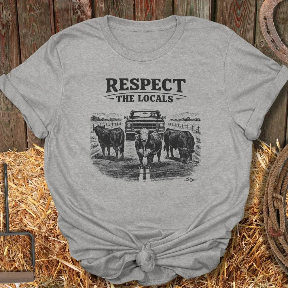 Printify T-Shirt Sport Grey / S Respect Locals Tee