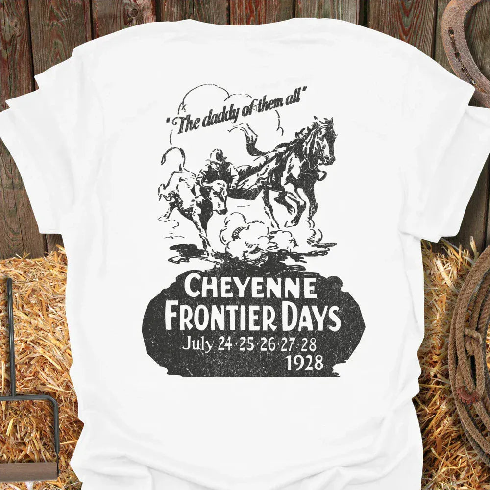 Printify T-Shirt White / S Frontier Days Tee