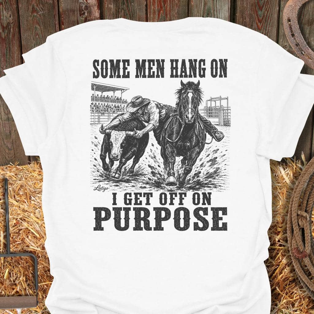 Printify T-Shirt White / S Get Off On Purpose Tee