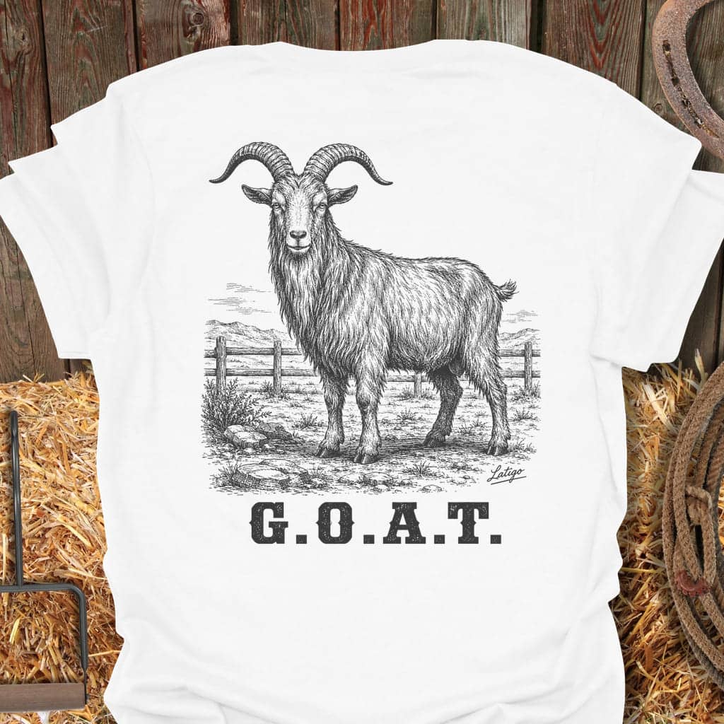 Printify T-Shirt White / S Goat Tee