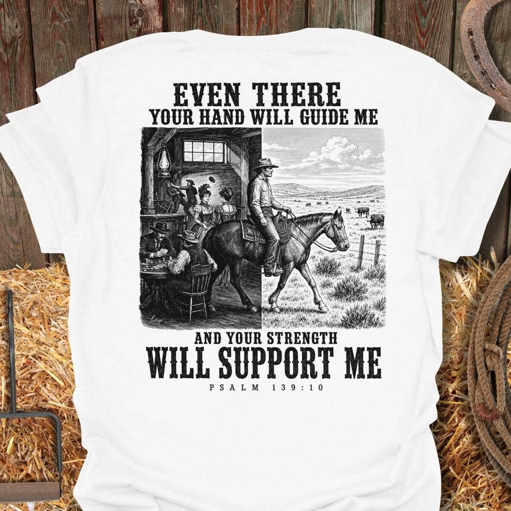 Printify T-Shirt White / S Guide Me Tee