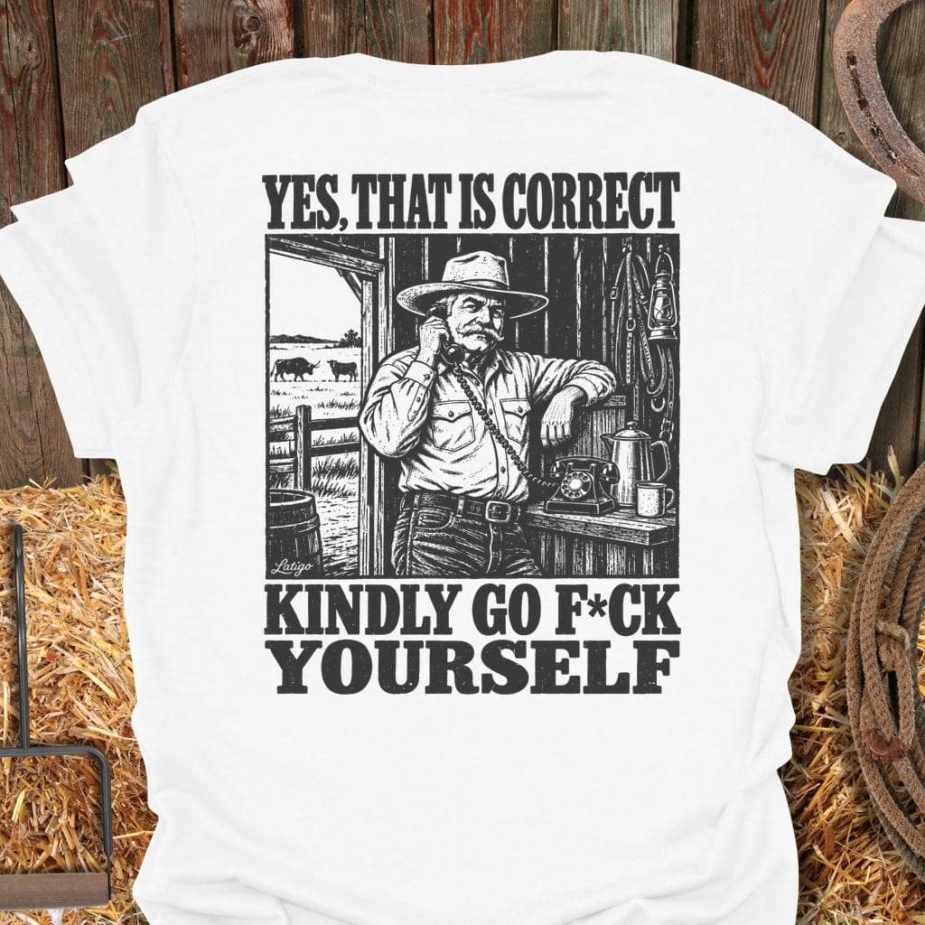 Printify T-Shirt White / S Kindly Go Tee