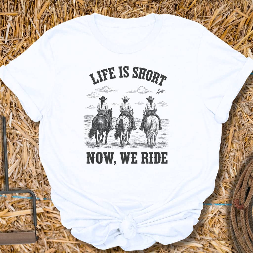 Printify T-Shirt White / S Life Is Short Tee