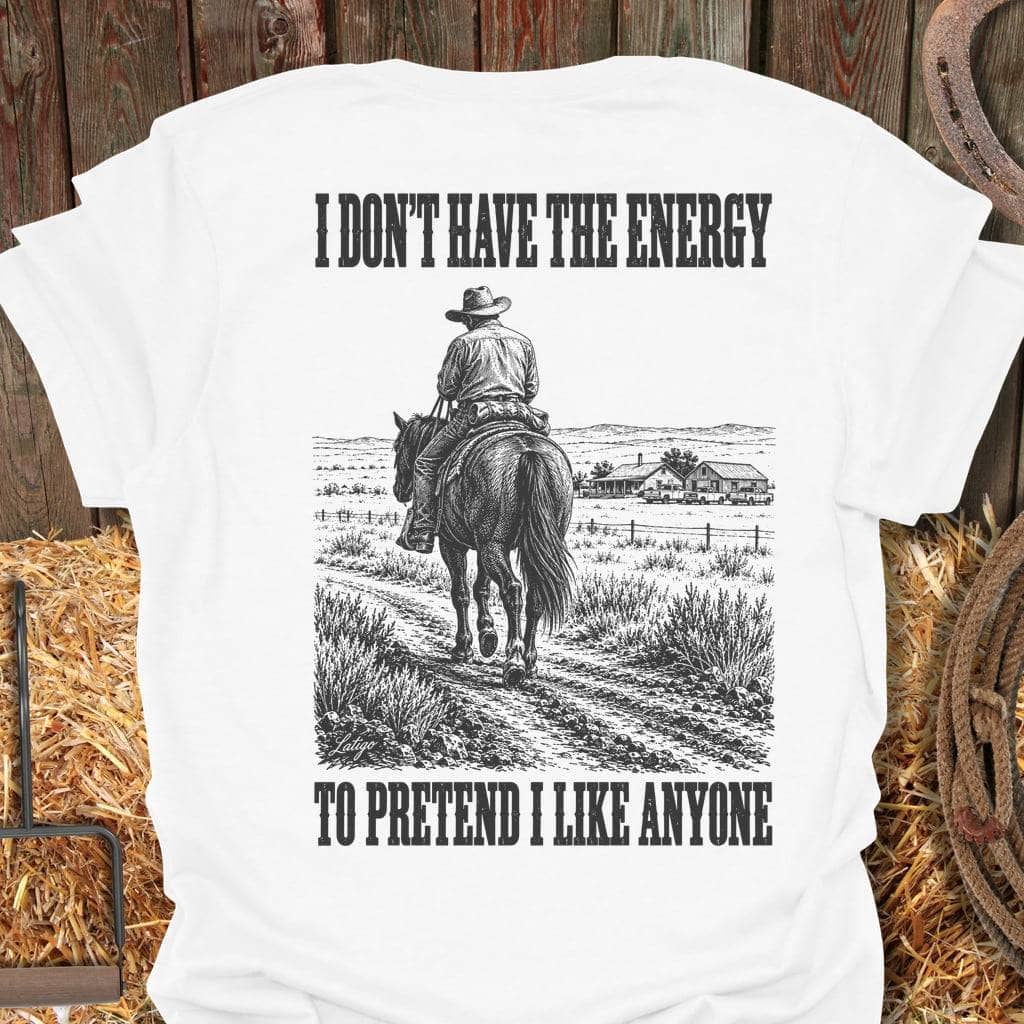 Printify T-Shirt White / S No Energy Tee