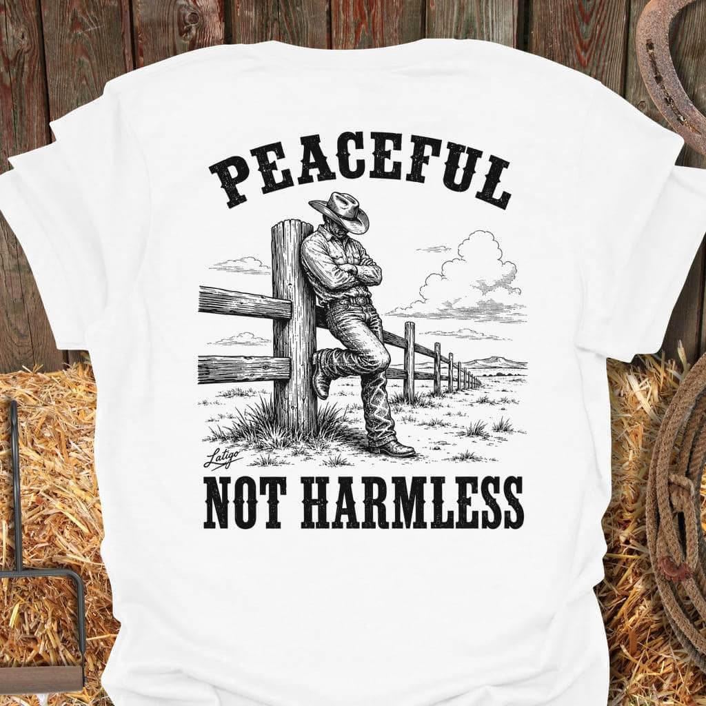 Printify T-Shirt White / S Peaceful Tee