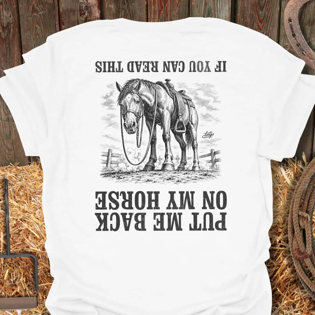 Printify T-Shirt White / S Put Me Back Tee
