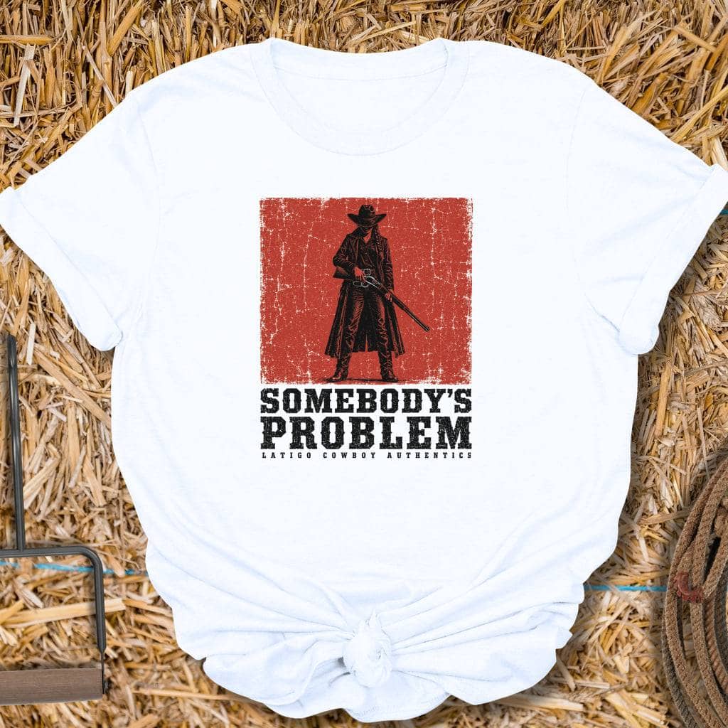 Printify T-Shirt White / S Somebody's Problem Tee