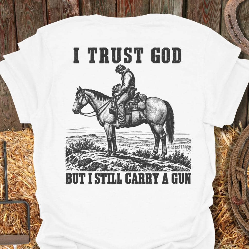 Printify T-Shirt White / S Trust God Tee