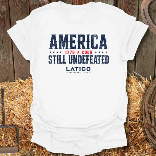 Printify T-Shirt White / S Undefeated Tee