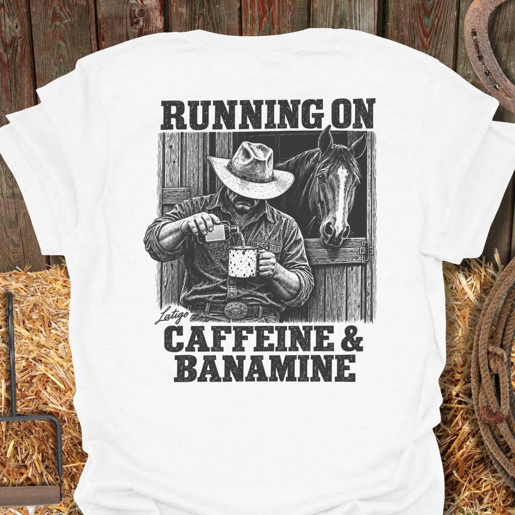 Latigo Cowboy Banamine Tee T-Shirt S / White