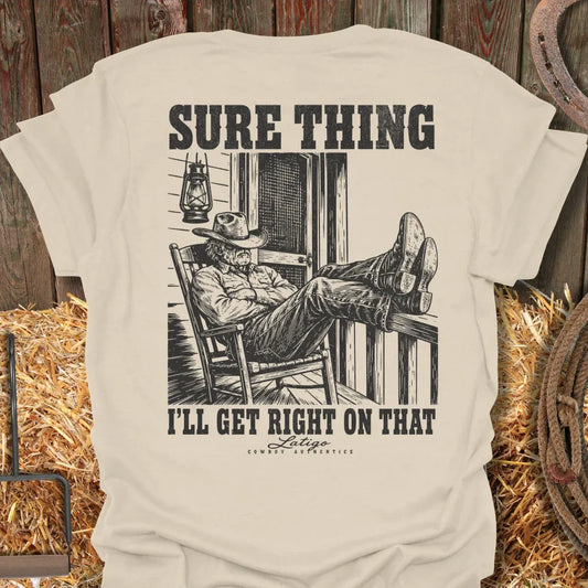 Sure Thing Tee - Natural