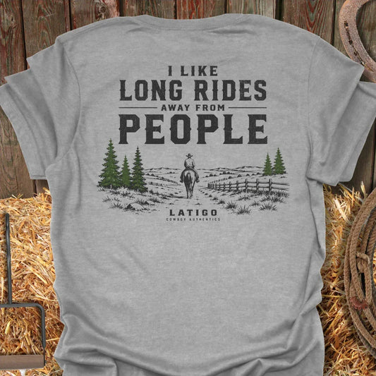 Long Rides Tee - Sport Grey