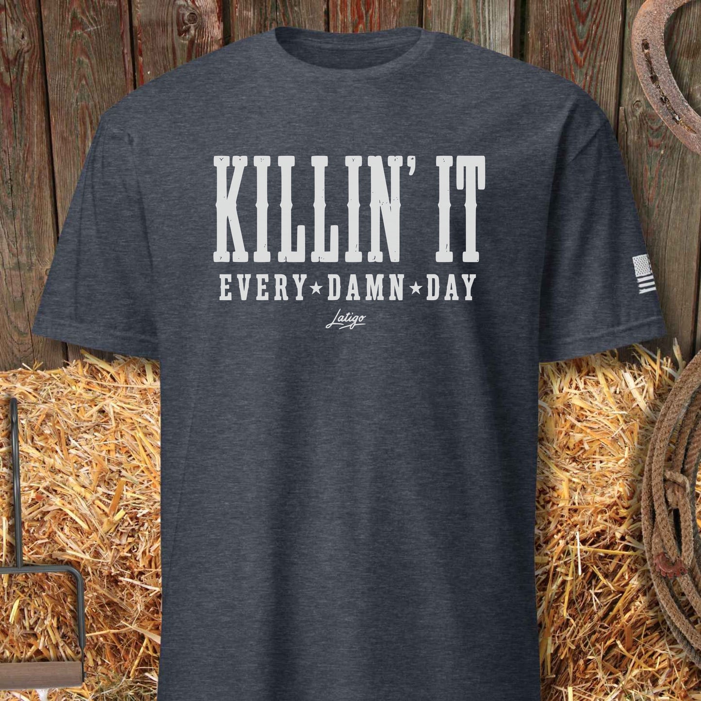 [latigo]heather-navy|front|Heather Navy