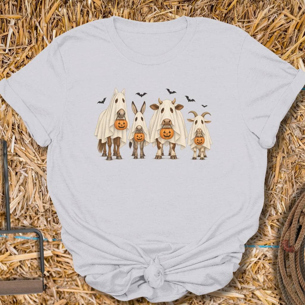Printify T-Shirt S / Ice Grey Ghost Barn Tee