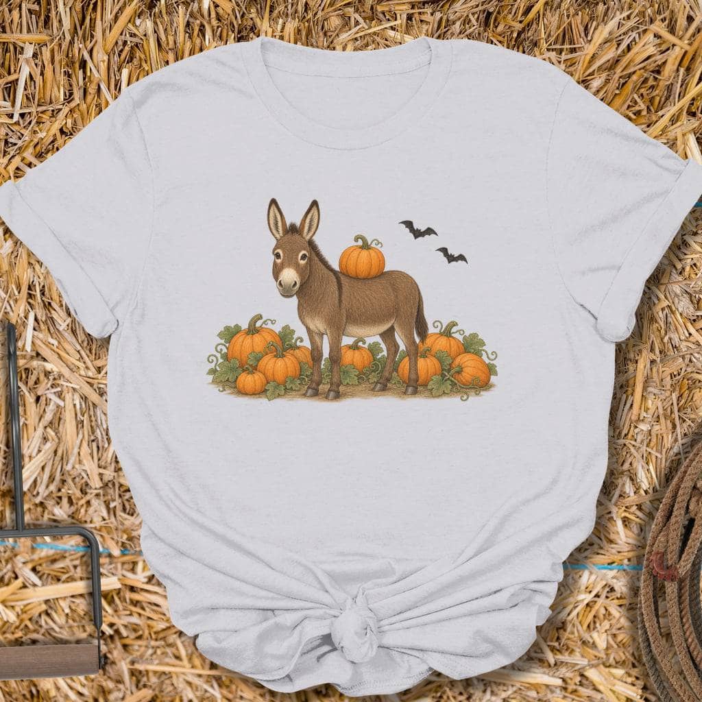Printify T-Shirt S / Ice Grey Pumpkin Donkey Tee