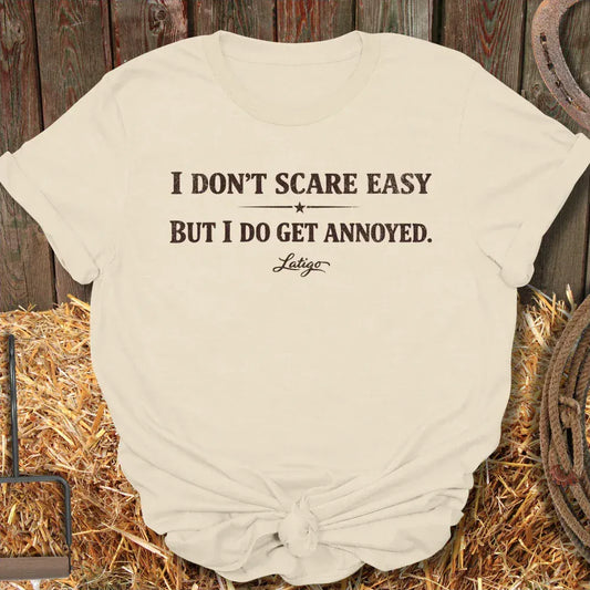 Latigo Cowboy Annoyed Tee T-Shirt Natural / S