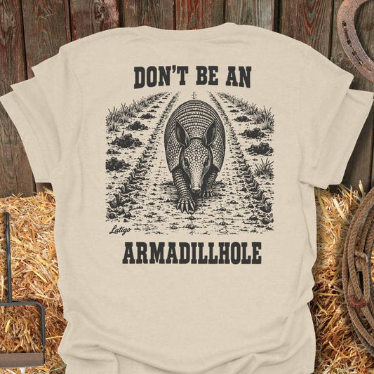 Latigo Cowboy Armadillhole Tee T-Shirt S / Natural