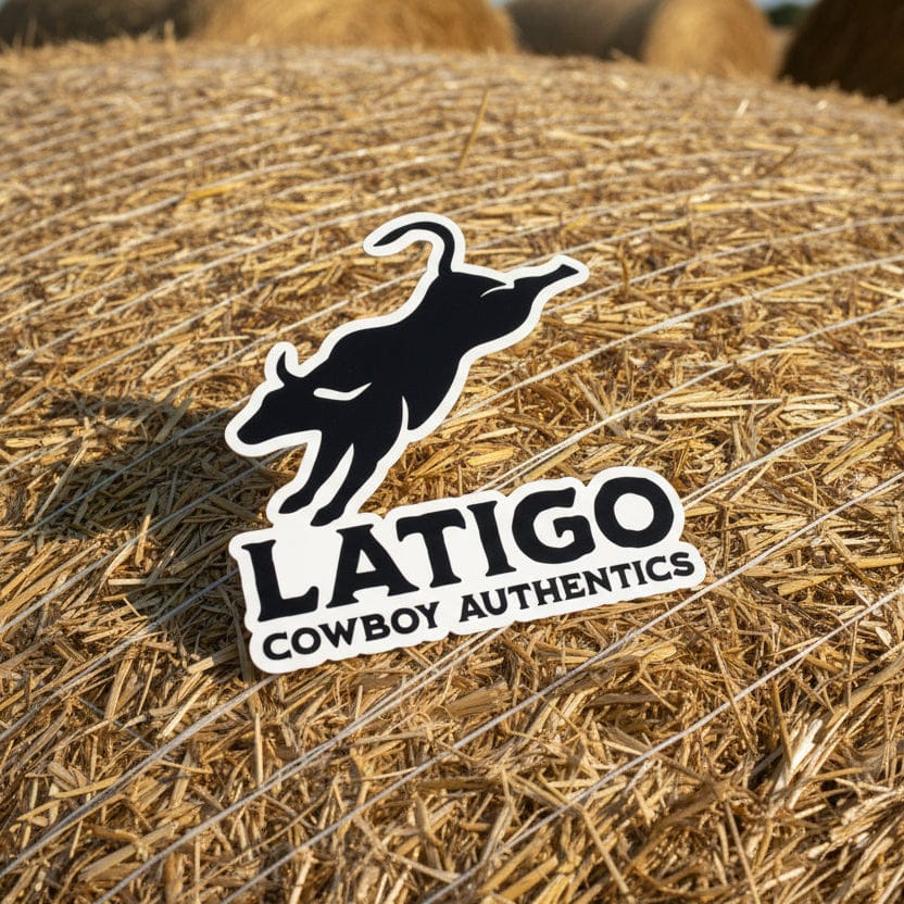 Latigo-Cowboy Authentics 5″×5″ Latigo Die-cut Sticker