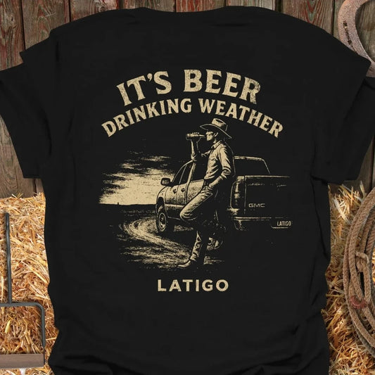 Latigo-Cowboy Authentics Black / S Beer Tee