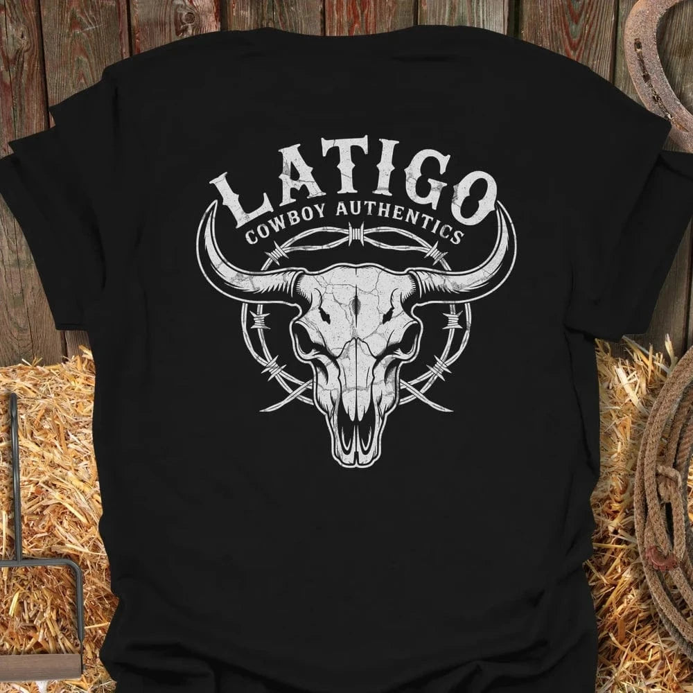 Latigo-Cowboy Authentics Black / S Bull Barbwire
