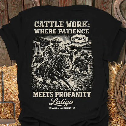 Latigo-Cowboy Authentics Black / S Profanity Tee