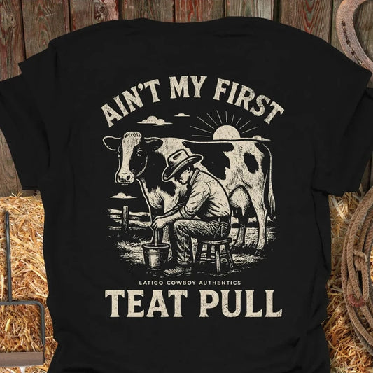 Latigo-Cowboy Authentics Black / S Teat Pull Tee