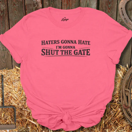 Latigo-Cowboy Authentics Coral Silk / S Shut the Gate Tee