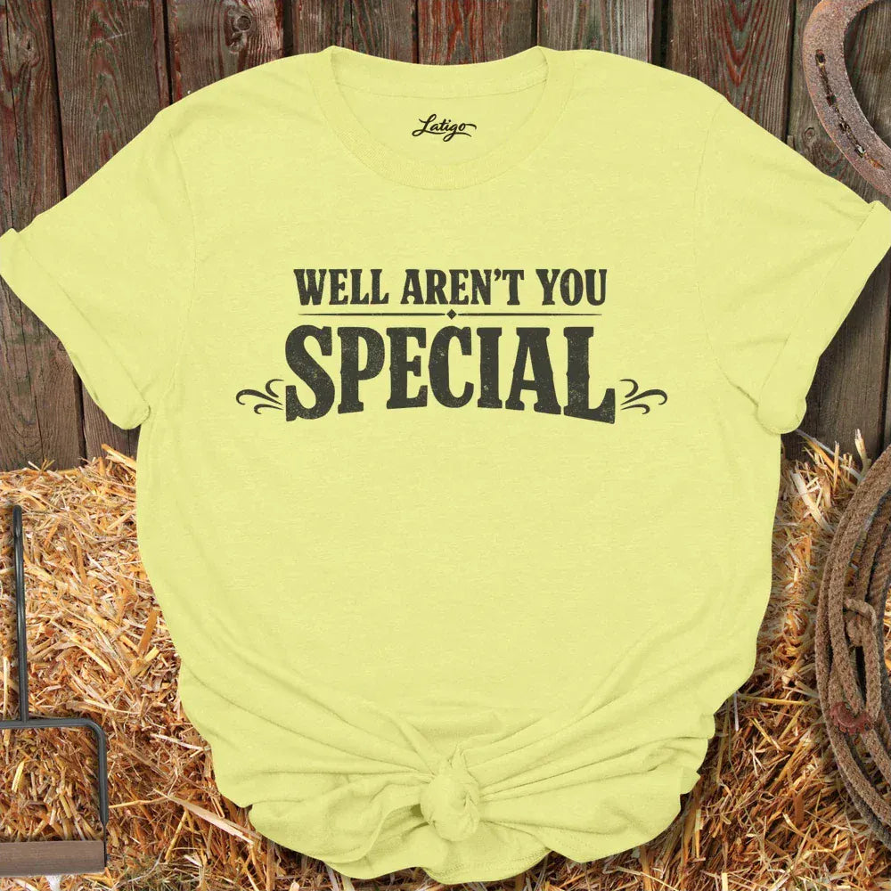 Latigo-Cowboy Authentics Cornsilk / S Aren't You Special Tee
