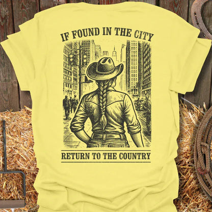 Latigo-Cowboy Authentics Cornsilk / S Found Tee