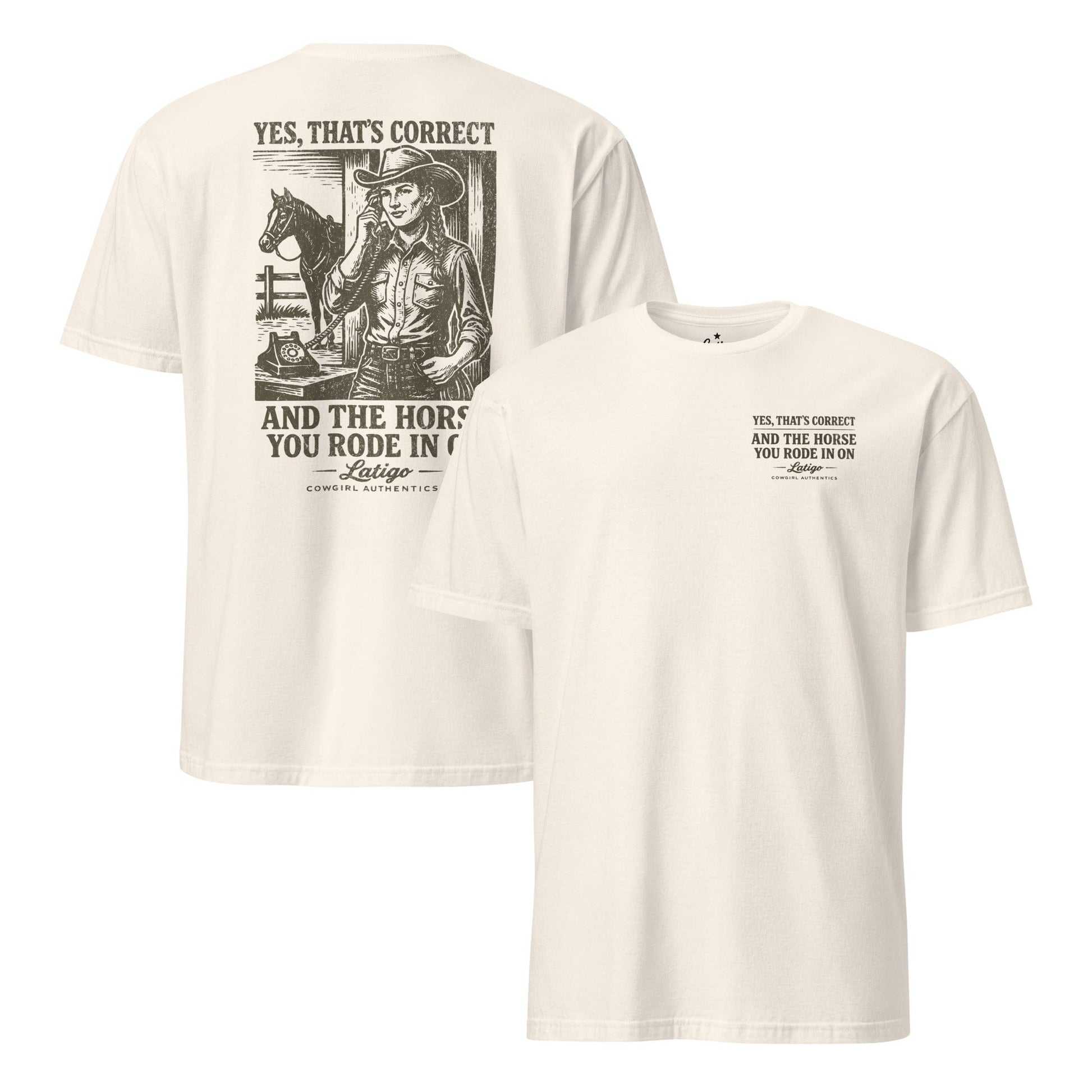 Latigo-Cowboy Authentics Correct Cowgirl Tee