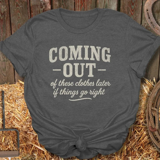 Latigo-Cowboy Authentics Dark Heather / S Coming Out Tee