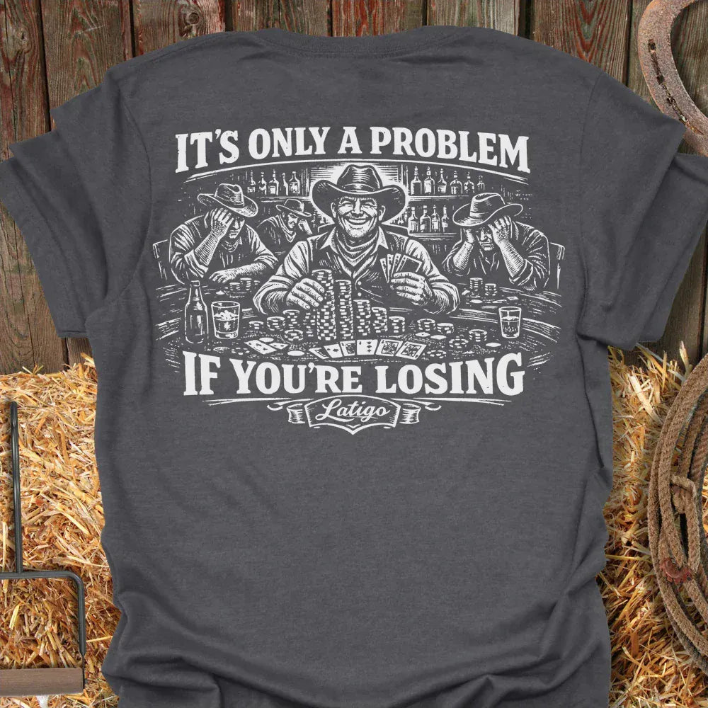 Latigo-Cowboy Authentics Dark Heather / S Gambler Problem Tee