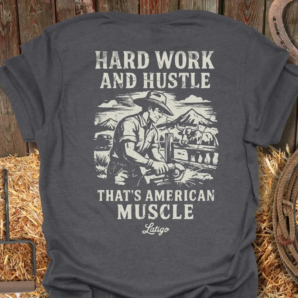 Latigo-Cowboy Authentics Dark Heather / S Muscle