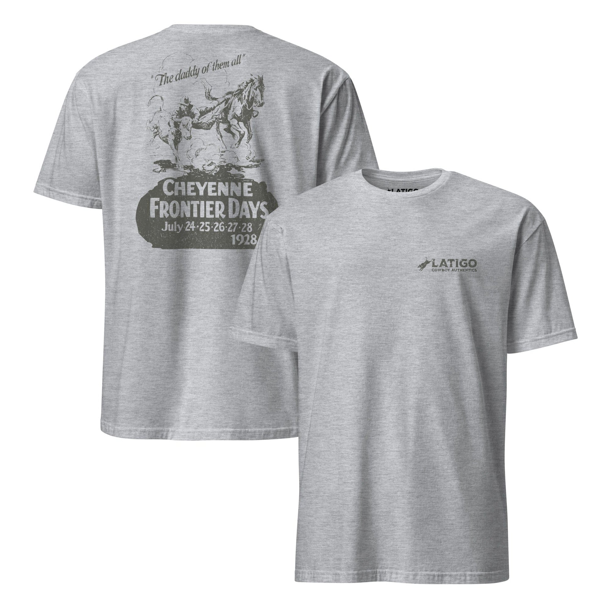Latigo-Cowboy Authentics Frontier Days  Tee